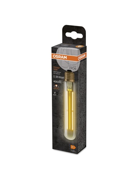 OSRAM - 4099854091889 - LED CLASSIC OSRAM 1906 Tube35 Verre Doré Filament E27 4W 2000K 400lm