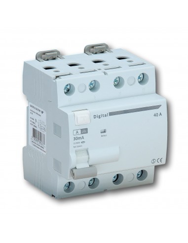 Digital Electric - 03442 - Interrupteur Différentiel 4x40A/30mA Type A