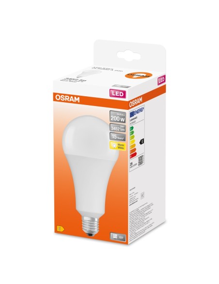 OSRAM - 4058075659667 - LED Standard dépolie avec radiateur 24,9W=200 E27 chaud