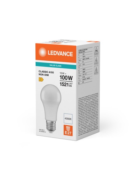 LEDVANCE - 4099854049002 - LEDVCLA100 13W/840 230VFR E27 10X1  LEDV