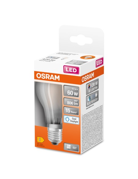 OSRAM - 4099854084058 - LED CLASSIC OSRAM Superstar DIM CLA40 Verre 927 E27 3,4W 470lm IRC90