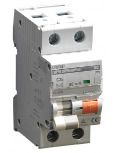 Digital Electric - 03017 - Disjoncteur Différentiel 16A/30mA Type AC 6kA