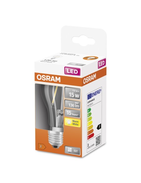 OSRAM - 4058075461437 - LED Standard clair filament 1,5W=15 E27 chaud