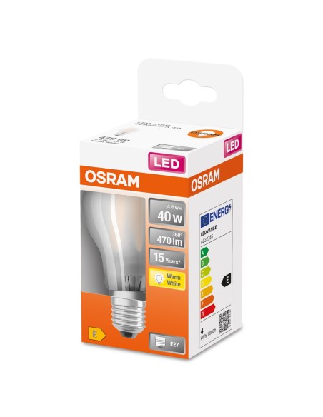 OSRAM - 4058075112469 - LED ST Classic A ver dép 4W=40 E27 chaud OSRAM