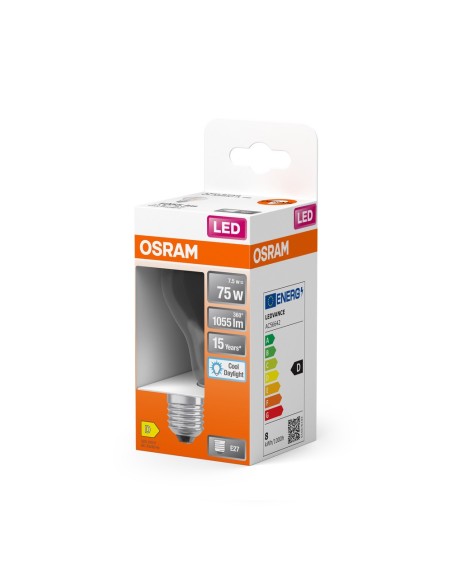 OSRAM - 4058075466036 - LED CLASSIC OSRAM STAR CLA60 Fil Verre Claire E27 6,5W 865 806lm