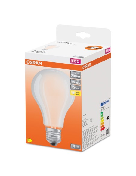 OSRAM - 4058075619074 - LED Standard verre dépoli 24W=200 E27 chaud