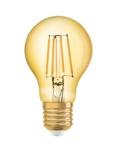OSRAM - 4058075293090 - LED CLASSIC OSRAM 1906 CLA35 Verre Doré Filament E27 4W 824 410lm 2400K 2