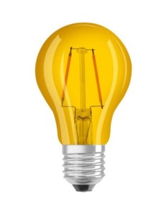 OSRAM - 4058075433922 - LED CLASSIC OSRAM STAR+ DECO CLA15 Verre Jaune E27 2,5W 2200K 235lm 2
