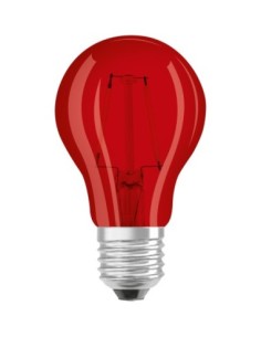 OSRAM - 4058075433946 - LED CLASSIC OSRAM STAR+ DECO CLA15 Verre Rouge E27 2,5W 45lm 2