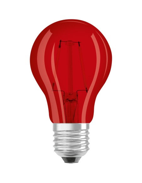 OSRAM - 4058075433946 - LED CLASSIC OSRAM STAR+ DECO CLA15 Verre Rouge E27 2,5W 45lm