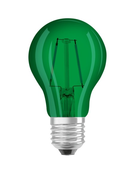 OSRAM - 4058075433984 - LED CLASSIC OSRAM STAR+ DECO CLA15 Verre Vert E27 2,5W 45lm