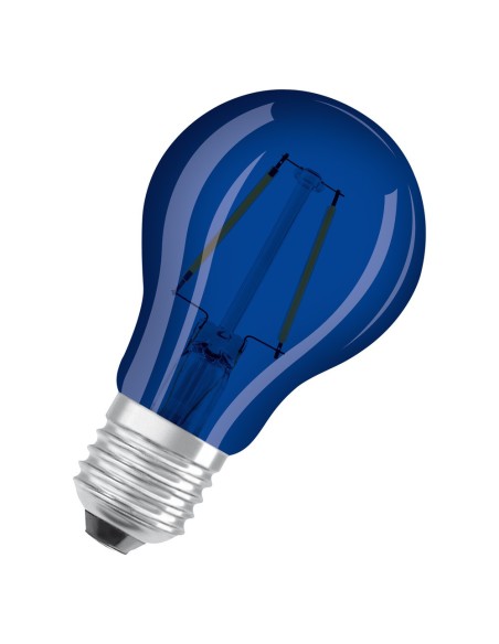 OSRAM - 4058075434004 - LED CLASSIC OSRAM STAR+ DECO CLA15 Verre Bleu E27 2,5W 10lm