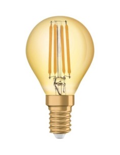 OSRAM - 4058075293496 - LED CLASSIC OSRAM 1906 CLP35 Verre Doré Filament E14 4W 824 410lm 2400K 2