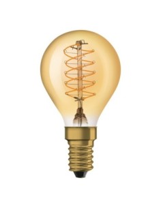OSRAM - 4058075761438 - LED OSRAM 1906 DIM CLP25 Verre doré Filament spiral E14 3,4W 2200K 250lm 2