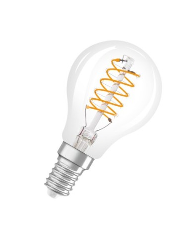 OSRAM - 4099854075742 - LED OSRAM 1906 DIM CLP40 Verre clair Filament spiral E14 4,8W 2700K