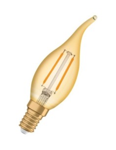 OSRAM - 4058075293229 - OSRAM LED 1906 CLBA12 FIL GOLD E14 1,5W 120lm