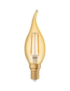 OSRAM - 4058075293229 - OSRAM LED 1906 CLBA12 FIL GOLD E14 1,5W 120lm 2