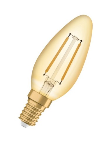 OSRAM - 4099854091575 - LED CLASSIC OSRAM 1906 CLB22 Verre Doré Filament E14 2,5W 824 220lm 2400K