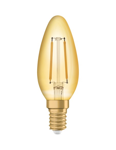 OSRAM - 4099854091575 - LED CLASSIC OSRAM 1906 CLB22 Verre Doré Filament E14 2,5W 824 220lm 2400K