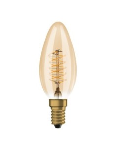 OSRAM - 4099854091612 - LED CLASSIC OSRAM 1906 DIM CLB25 Verre Doré Filament E14 3,4W 2200K 250lm 2