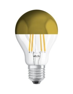 OSRAM - 4058075435346 - LED CLASSIC OSRAM Star CLA50 Miroir doré E27 7W 827 650lm 2