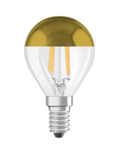 OSRAM - 4058075456549 - LED CLASSIC OSRAM Star CLP34 Miroir doré E14 4W 827 380lm 2
