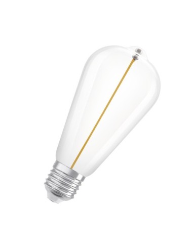 OSRAM - 4099854049859 - LED CLASSIC OSRAM 1906 Edison16 Verre Clair Filament E27 2,2W 827 150lm