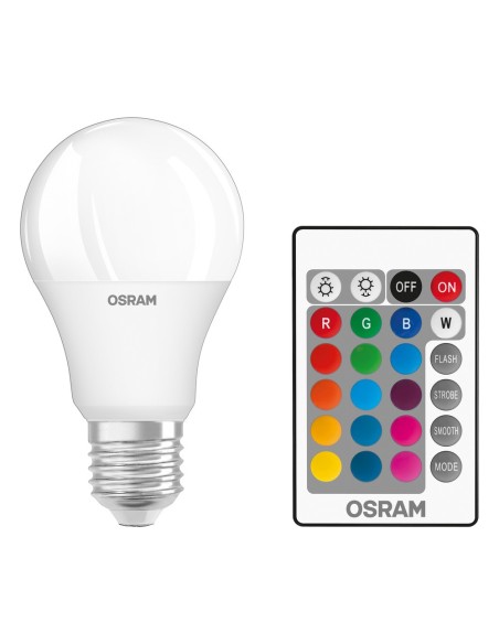 OSRAM - 4058075430754 - LED CLASSIC OSRAM Star + RGBW CLA60 E27 9,7W 827 806lm