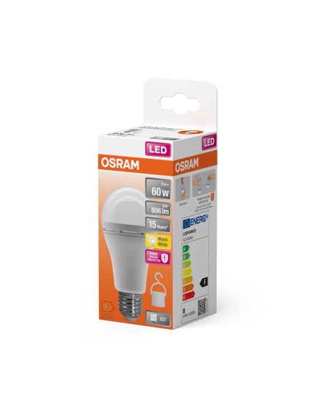 OSRAM - 4099854190087 - LED OSRAM CLASSIC A RECHARGEABLE 8W 827 806lm E27