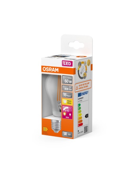 OSRAM - 4099854235726 - LED STAR 60 Décteur mouvement 7.3W 806lm 827 E27