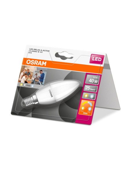 OSRAM - 4058075814936 - OSRAM LED STAR+ CLB40 Active&Relax 827/840 E14 5,5W 470lm