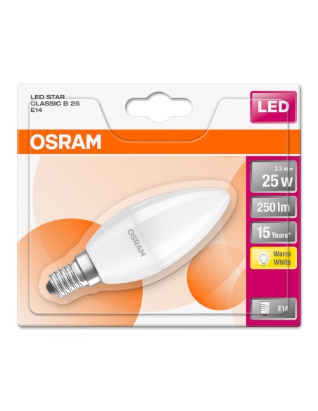 OSRAM - 4058075127753 - BLI1 LED Flamdepradiateur3,2W=25E14chOSR