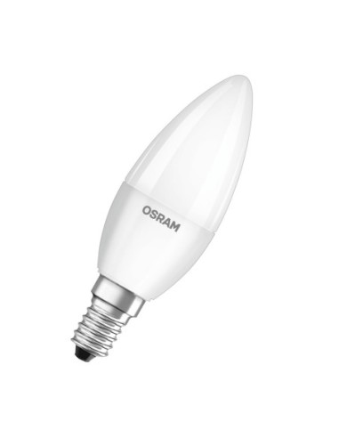 OSRAM - 4052899962057 - OSRAM LED CLB40 Dépolie 840 E14 5W 470lm Plastic - Blister 