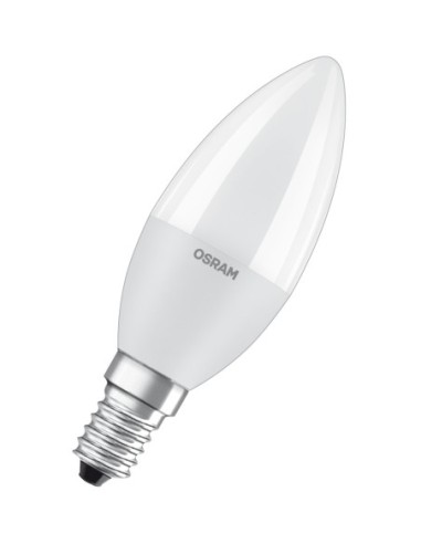 OSRAM - 4058075428546 - LED CLASSIC OSRAM STAR CLB60 Dépolie E14 7W 827 806lm