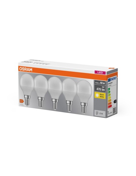 OSRAM - 4058075152731 - BTE5 LED Sph dep 5W=40W E14 CH     OSRAM