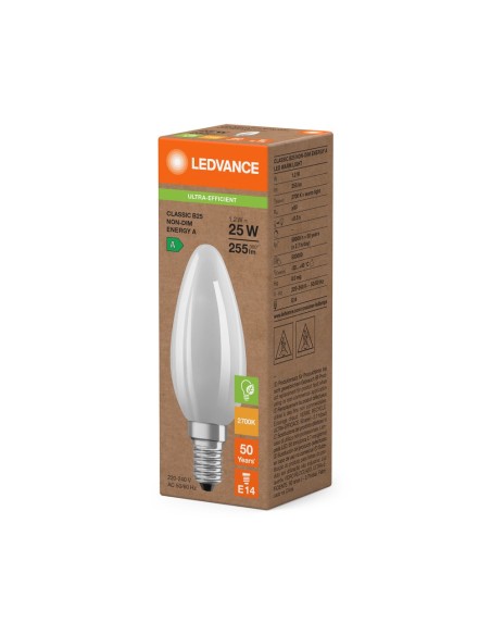 LEDVANCE - 4099854282652 - LED CLB 1;2W 827 E14