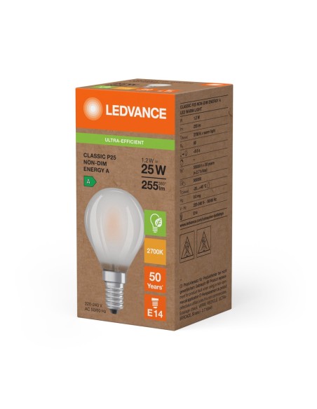 LEDVANCE - 4099854282157 - LED CLP FR 25 1.2W 827 E27