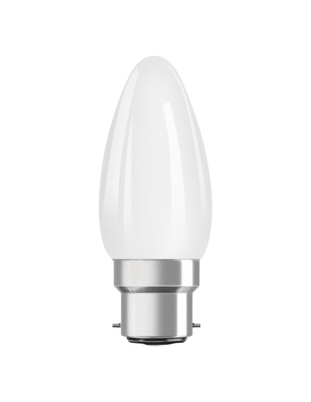 OSRAM - 4058075590755 - OSRAM LED FIL DIM CLB40 Dépolie 827 B22 4,8W 470lm Verre