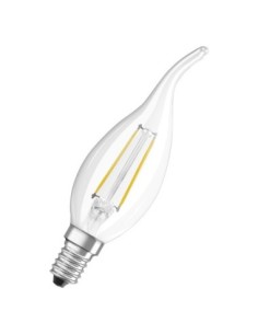 OSRAM - 4058075436640 - LED CLASSIC OSRAM FIL CLBA25 Verre Clair 827 E14 2,5W 250lm