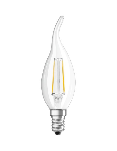 OSRAM - 4058075436640 - LED CLASSIC OSRAM FIL CLBA25 Verre Clair 827 E14 2,5W 250lm