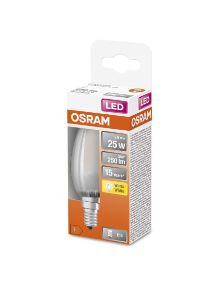 OSRAM - 4058075436664 - LED STAR CL B  GL FR 25 non-dim  2,5W/827 E14