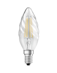 LEDVANCE - 4099854069352 - LED CLASSIC LEDVANCE PFM CLBW40 Verre Clair E14 4W 827 470lm 2