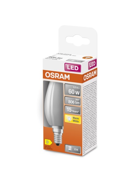 OSRAM - 4058075435513 - LED STAR CL B  GL FR 60 non-dim  6,5W/827 E14