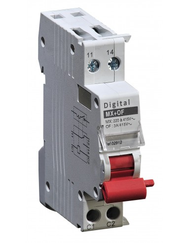 Digital Electric - 02912 - Bobine à émission MX+OF pour disjoncteurs et interrupteurs sectionneurs
