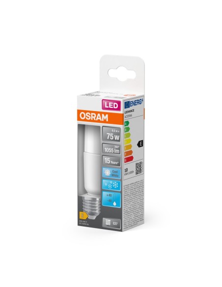 OSRAM - 4058075059214 - LED CLASSIC OSRAM STAR Stick75 Dépolie E27 9W 840 1050lm