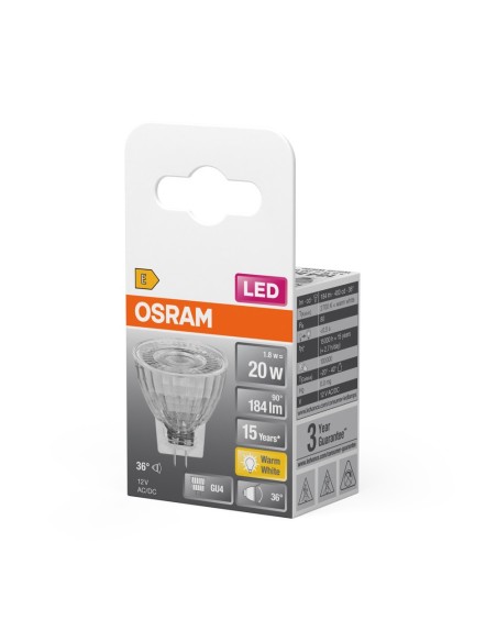 OSRAM - 4058075433403 - LED STAR  MR11   20 non-dim 36° 2,5W/827 GU4