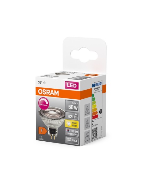 OSRAM - 4058075433724 - LED SUPERSTAR  MR16   50 dim 36° 8W/927 GU5.3