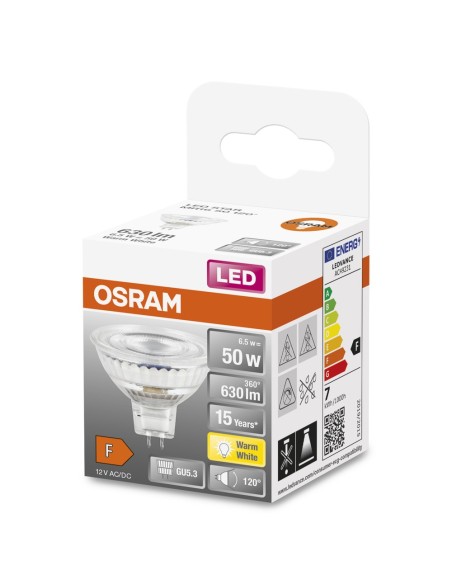 OSRAM - 4099854098871 - SPOT MR16120 6,5W=50 GU5.3 12V 827 OSRAM