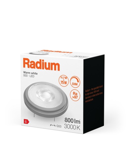 RADIUM - 4008597207778 - RLAR111 7524 11,7W/930 12V G53 6X1 RDIUM