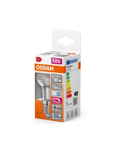 OSRAM - 4058075620360 - LED SUPERSTAR+Spot R50 verre 4,8=60 E14 froid